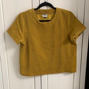 Corduroy golden top